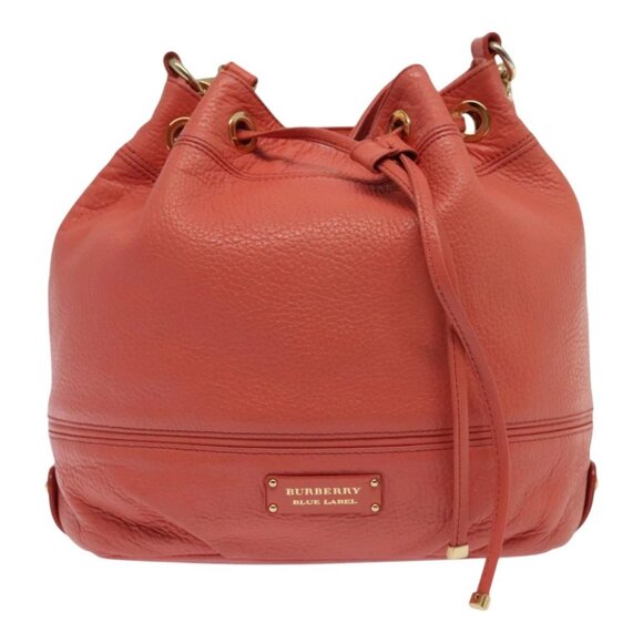 BURBERRY Blue Label Backpack Leather Pink - Picture 1 of 15